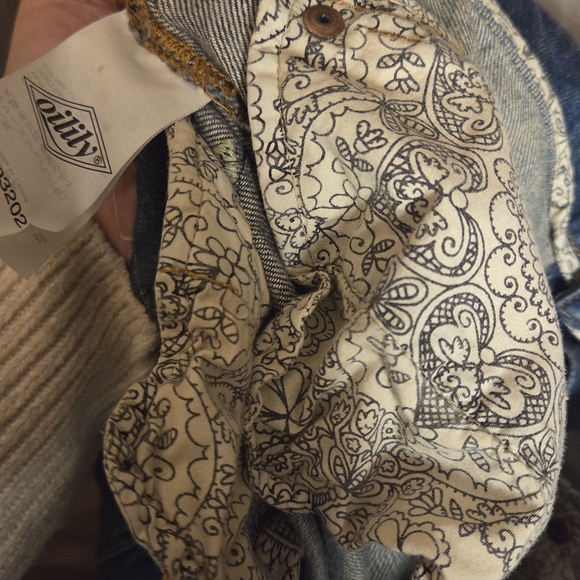 Oilily Blue Denim Pencil Skirt with Colorful Accents - Picture 15 of 15